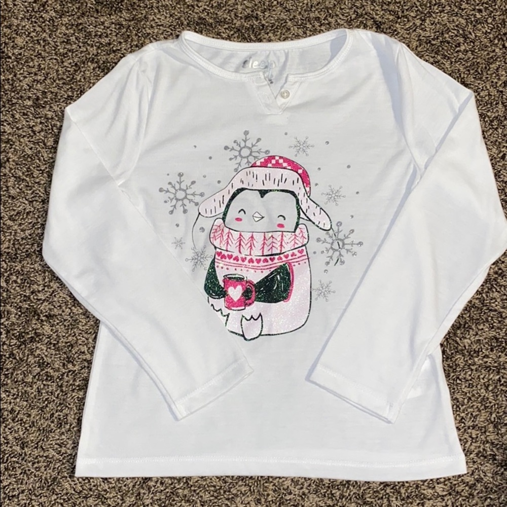 Girls Long Sleeve PJ Top